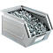 Schäfer Shop Select open opbergbox, staal, L 238 x B 149 x H 128 mm, 3,5 l, 8 kg, elektrolytisch verzinkt