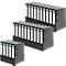 Schäfer Shop Select ordner, A4, rugbreedte 50 mm, 25 stuks, zwart
