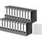 Schäfer Shop Select ordner, A4, rugbreedte 80 mm, 20 stuks + GRATIS 1 PP ordner tabbladen A-Z, grijs