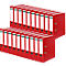 Schäfer Shop Select ordner, A4, rugbreedte 80 mm, 20 stuks, rood