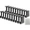 Schäfer Shop Select Ordner, DIN A4, Rückenbreite 80 mm, 20 Stück + GRATIS 1 PP-Ordner-Register A-Z,