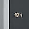 Schäfer Shop Select Pilier de casier S5, avec serrure à cylindre, aluminium/anthracite blanc