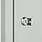 Schäfer Shop Select Pilier de casier S5, avec serrure à cylindre, gris clair/gris clair