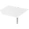 Schäfer Shop Select Placa angular PLANOVA ergoSTYLE, CAD, W 1200, blanco