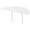 Schäfer Shop Select PLANOVA ERGOSTYLE aanschuiftafel, 1/2 cirkel, wit/wit