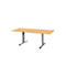 Schäfer Shop Select Planova vergadertafel, rechthoekig, 1800 x 800 mm, beukendecor, accentlijsten blank alu 
