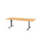 Schäfer Shop Select Planova vergadertafel, rechthoekig, 2000 x 800 mm, beukendecor, accentlijsten blank alu 