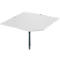 Schäfer Shop Select Plaque angulaire système, CAD, pied, L 1000 x P 1000 mm, blanc/anthracite