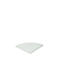 Schäfer Shop Select Plateau de chaînage Moxxo IQ, 90°, ¼ de cercle, l. 800 x P 800 mm, gris clair