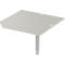 Schäfer Shop Select Plateau de chaînage PLANOVA ERGOSTYLE, CAD, l. 1000, pied, gris clair 