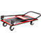 Schäfer Shop Select Plattformwagen 110L, faltbar, Stahl pulverbeschichtet, PUR-Räder, B 485 x T 710 x H 1000 mm, bis 220 kg, schwarz/rot