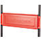 Schäfer Shop Select Plattformwagen 110L, faltbar, Stahl pulverbeschichtet, PUR-Räder, B 485 x T 710 x H 1000 mm, bis 220 kg, schwarz/rot
