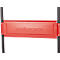 Schäfer Shop Select Plattformwagen 210B, faltbar, Stahl pulverbeschichtet, PUR-Räder, B 615 x T 880 x H 1000 mm, bis 370 kg, schwarz/rot