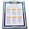 Schäfer Shop Select Porte-bloc, 50 feuilles format A4 à 80 g/m², L 230 x H 320 mm, pétrole