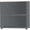 Schäfer Shop Select Regal, 2 OH, B 800 x T 420 x H 788 mm, graphit