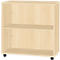 Schäfer Shop Select Regal LOGIN, 2 Ordnerhöhen, B 800 x T 420 x H 788 mm, Ahorn Dekor/Ahorn Dekor