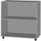 Schäfer Shop Select Regal LOGIN, 2 Ordnerhöhen, B 800 x T 420 x H 788 mm, graphit