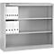 Schäfer Shop Select Regalschrank MS, 3 OH, B 1200 x T 400 x H 1215 mm, Stahlblech, Verkehrsweiß
