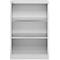 Schäfer Shop Select Regalschrank MS, 3 OH, B 800 x T 400 x H 1215 mm, Stahlblech, Weißaluminium
