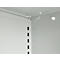 Schäfer Shop Select Regalschrank MS, 3 OH, B 950 x T 400 x H 1215 mm, Stahlblech, Lichtgrau