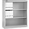 Schäfer Shop Select Regalschrank MS, 3 OH, B 950 x T 400 x H 1215 mm, Stahlblech, Verkehrsweiß