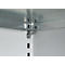 Schäfer Shop Select Regalschrank MS, 3 OH, B 950 x T 400 x H 1215 mm, Stahlblech, Weißaluminium