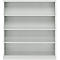 Schäfer Shop Select Regalschrank MS, 4 OH, B 1200 x T 400 x H 1584 mm, Stahlblech, lichtgrau