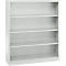 Schäfer Shop Select Regalschrank MS, 4 OH, B 1200 x T 400 x H 1584 mm, Stahlblech, lichtgrau