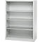 Schäfer Shop Select Regalschrank MS, 4 OH, B 1200 x T 400 x H 1584 mm, Stahlblech, Lichtgrau