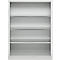 Schäfer Shop Select Regalschrank MS, 4 OH, B 1200 x T 400 x H 1584 mm, Stahlblech, Lichtgrau