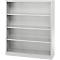 Schäfer Shop Select Regalschrank MS, 4 OH, B 1200 x T 400 x H 1584 mm, Stahlblech, weißaluminium