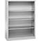 Schäfer Shop Select Regalschrank MS, 4 OH, B 1200 x T 400 x H 1584 mm, Stahlblech, Weißaluminium