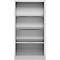 Schäfer Shop Select Regalschrank MS, 4 OH, B 800 x T 400 x H 1584 mm, Stahlblech, Weißaluminium