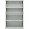 Schäfer Shop Select Regalschrank MS, 4 OH, B 950 x T 400 x H 1584 mm, Stahlblech, lichtgrau
