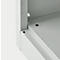 Schäfer Shop Select Regalschrank MS, 4 OH, B 950 x T 400 x H 1584 mm, Stahlblech, lichtgrau