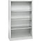 Schäfer Shop Select Regalschrank MS, 4 OH, B 950 x T 400 x H 1584 mm, Stahlblech, Lichtgrau