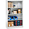 Schäfer Shop Select Regalschrank MS, 4 OH, B 950 x T 400 x H 1584 mm, Stahlblech, Lichtgrau