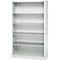 Schäfer Shop Select Regalschrank MS, 5 OH, B 1200 x T 500 x H 1935 mm, Stahlblech, Lichtgrau