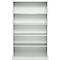 Schäfer Shop Select Regalschrank MS, 5 OH, B 1200 x T 500 x H 1935 mm, Stahlblech, Lichtgrau
