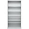 Schäfer Shop Select Regalschrank MS, 5 OH, B 950 x T 500 x H 1935 mm, Stahlblech, Weissaluminium