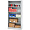 Schäfer Shop Select Regalschrank MS, 5 OH, B 950 x T 500 x H 1935 mm, Stahlblech, Weissaluminium