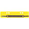 Schäfer Shop Select Reliures de document, PP, jaune, format A5, tige de maintien en métal