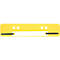 Schäfer Shop Select Reliures de document, PP, jaune, format A5, tige de maintien PP