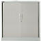 Schäfer Shop Select Roldeurkast MS iCONOMY, staal, 3 ordnerhoogten, B 1200 x D 400 x H 1215 mm, lichtgrijs RAL 7035