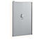 Schäfer Shop Select Roldeurkasten, 5 ordnerhoogten, B 1200 mm, wit/aluminum zilver