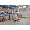 Schäfer Shop Select Rollbox ADB BASICline, 5 faces, avec porte &amp; 1 étagère fixe, jusqu'à 500 kg, roues pivotantes &amp; fixes, L 724 x l 815 x H 1810 mm, acier &amp; PEHD recyclé