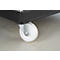 Schäfer Shop Select Rollbox ADB BASICline, 5 faces, avec porte &amp; 1 étagère fixe, jusqu'à 500 kg, roues pivotantes &amp; fixes, L 724 x l 815 x H 1810 mm, acier &amp; PEHD recyclé