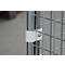 Schäfer Shop Select Rollbox ADB BASICline, 5-zijdig, met deur &amp; 1 vast tussenrek, tot 500 kg, zwenk- en bokwielen, L 724 x B 815 x H 1810 mm, staal &amp; gerecycled HDPE