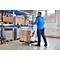 Schäfer Shop Select Rollbox BASICline, 2 côtés, jusqu'à 500 kg, roues pivotantes &amp; fixes, L 724 x l 815 x H 1530 mm, acier &amp; Recyling-HDPE