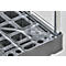 Schäfer Shop Select Rollbox BASICline, 2 côtés, jusqu'à 500 kg, roues pivotantes &amp; fixes, L 724 x l 815 x H 1530 mm, acier &amp; Recyling-HDPE